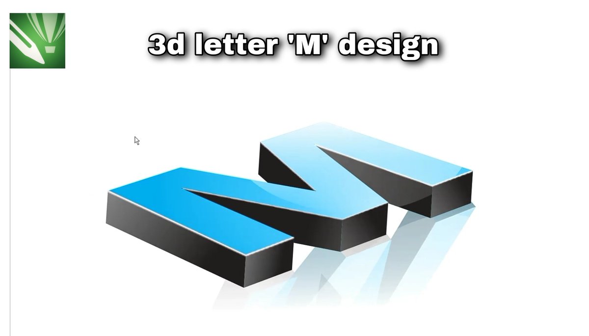 DesignCoreldraw's tweet image. Full video
Check out my YouTube channel
youtu.be/TWD_Aoo3s4k
#coreldraw #tutorial #coreldrawx7 

How to make 3d letter &apos;M&apos;design in coreldraw x7 software