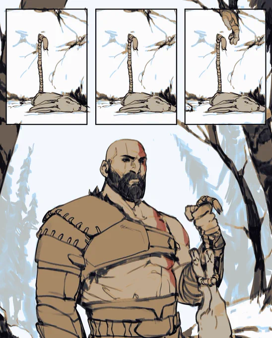 comic coming in 3 hours ❤️ #GodofWarRagnarok 