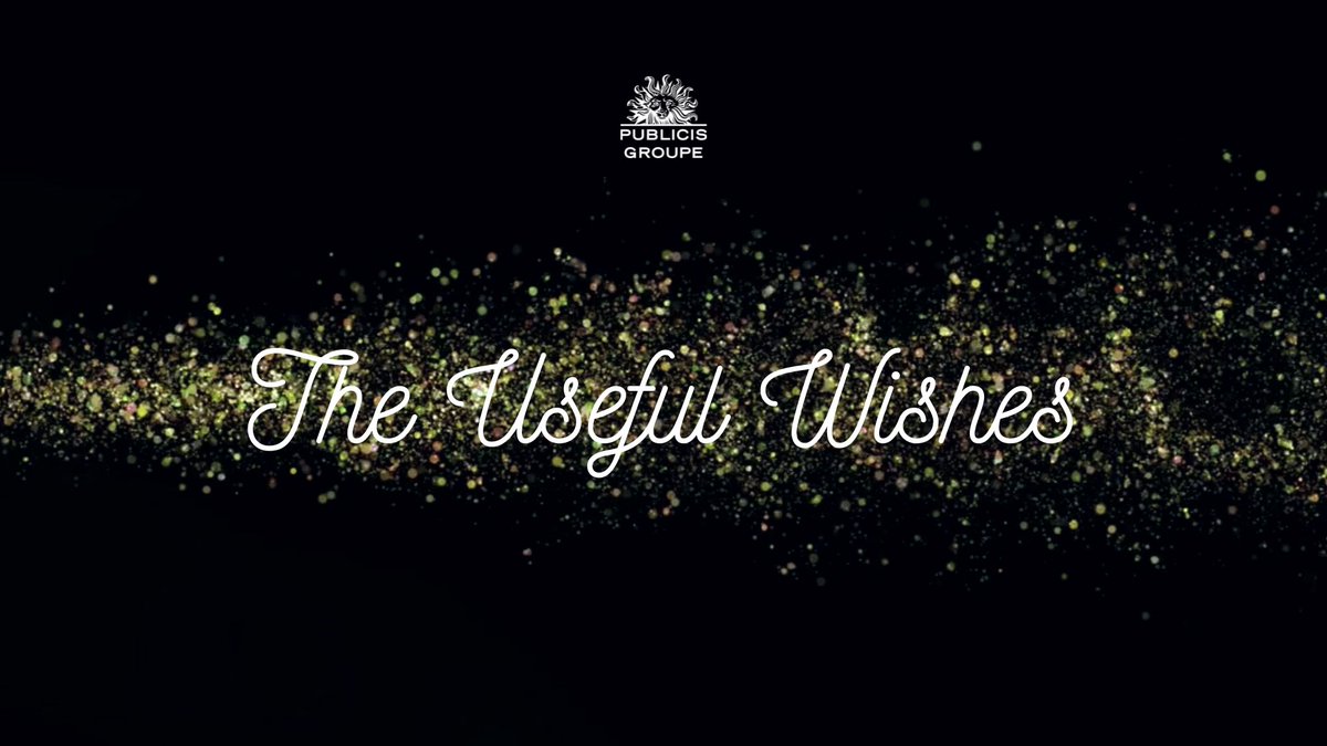 The Publicis annual Wishes are here! This year, with the help of a special guest, Maurice Lévy and Arthur Sadoun present what are hopefully the most useful Wishes yet… #PublicisWishes2023 youtube.com/watch?v=k4o1p1…