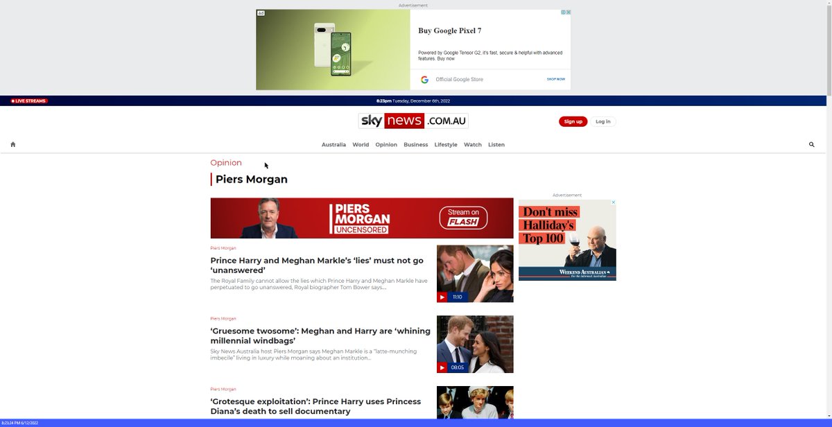 Aushiker's tweet photo. @Google your adverts on Sky News Australia’s after-dark opinion pages are funding climate science denialism, racism, bigotry &amp; misogyny. I hope this does not reflect your corporate values and you will work to resolve this. cc @slpng_giants_oz 

#skyNAD 
#NoMoreHate https://t.co/JpMLRdUx63