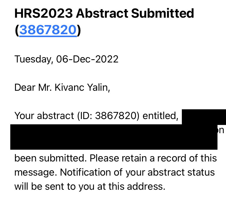 Kıvanç YALIN (@yalinkivanc) on Twitter photo I have submitted our abstract <a href="/HRSonline/">Heart Rhythm Society</a> #HRS2023🤞<a href="/MDTolgaAksu/">Tolga Aksu, MD</a> <a href="/aliugursoysal/">Ali Uğur Soysal</a> <a href="/hakan__yalman/">Hakan</a> <a href="/silaazturk/">Sila Ozturk, MD</a> I have submitted our abstract <a href="/HRSonline/">Heart Rhythm Society</a> #HRS2023🤞<a href="/MDTolgaAksu/">Tolga Aksu, MD</a> <a href="/aliugursoysal/">Ali Uğur Soysal</a> <a href="/hakan__yalman/">Hakan</a> <a href="/silaazturk/">Sila Ozturk, MD</a>