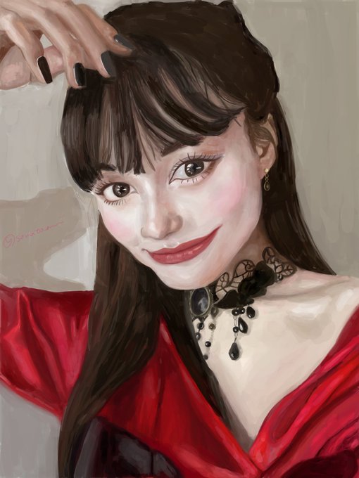 顔が良すぎる#NINA #PrincessNinaExhibition #NiziU #NiziUfanart 