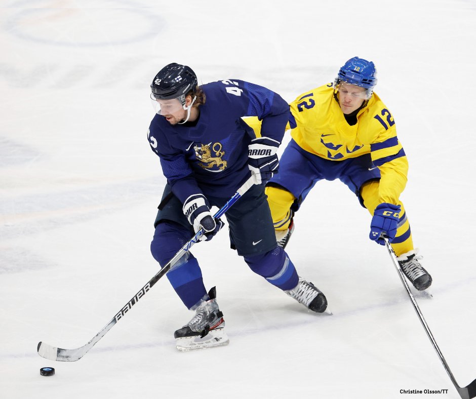 Sweden's tweet photo. Happy Independence Day @thisisFINLAND! 💙🤍Our ice hockey rivalry is fierce, but off the ice you guys rock. Thank you for the philosophy of the Moomins, the joy of texting, endless hours with Angry Birds, and of course the sauna – which we insist on calling ‘bastu’. Swe❤Fin https://t.co/vaWMHZ5fV7