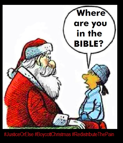 Renata564's tweet photo. And when they were come into the house, they saw the young child with Mary his mother, and fell down, and worshipped him 
Matthew 2:11, KJV

#UpWithJesus #DownWithSanta 
#RedistributeThePain #BoycottBlackFriday #BoycottChristmas #BoycottCyberMonday https://t.co/Wk7pJq3Sk7