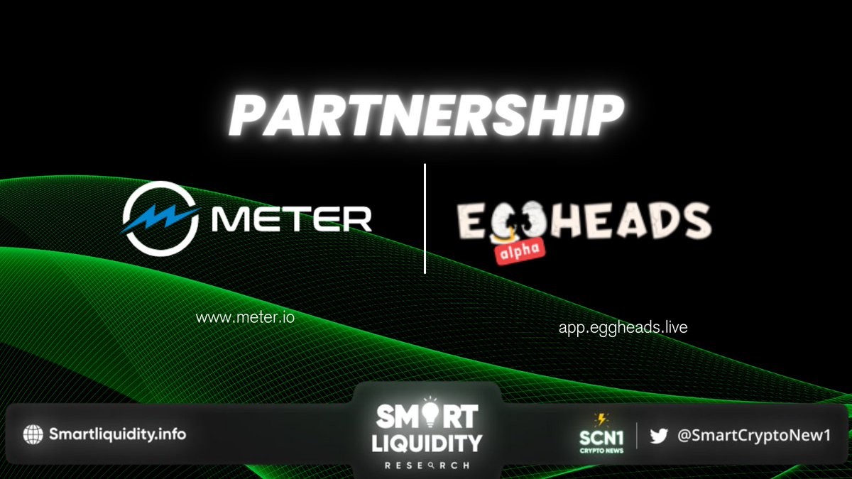 ⚡️Smart Crypto News ⚡️ (@smartcryptonew1) on Twitter photo 📗 <a href="/Meter_IO/">⚡️Meter.io⚡️</a> partners with <a href="/EggheadsGame/">Eggheads: Live trivia puzzle games for real prizes</a>
📗 #EggheadsGame is a Learn-toEarn platform where users can play mini-games and quizzes about blockchain industry
🔽 INFO
app.eggheads.live
#SCN1 📗 <a href="/Meter_IO/">⚡️Meter.io⚡️</a> partners with <a href="/EggheadsGame/">Eggheads: Live trivia puzzle games for real prizes</a>
📗 #EggheadsGame is a Learn-toEarn platform where users can play mini-games and quizzes about blockchain industry
🔽 INFO
app.eggheads.live
#SCN1