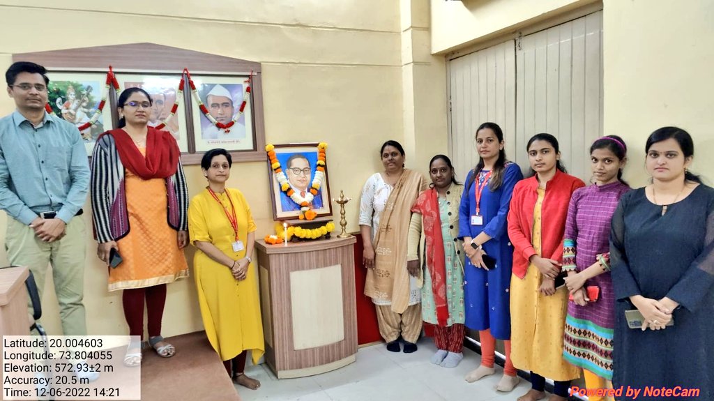 NSS_PCMCS's tweet image. Mahatma Gandhi Vidyamandir's Panchavati College of Management and Computer Science, Nashik
On the occasion of "Mahaparinirvan Diwas" on 06/12/2022