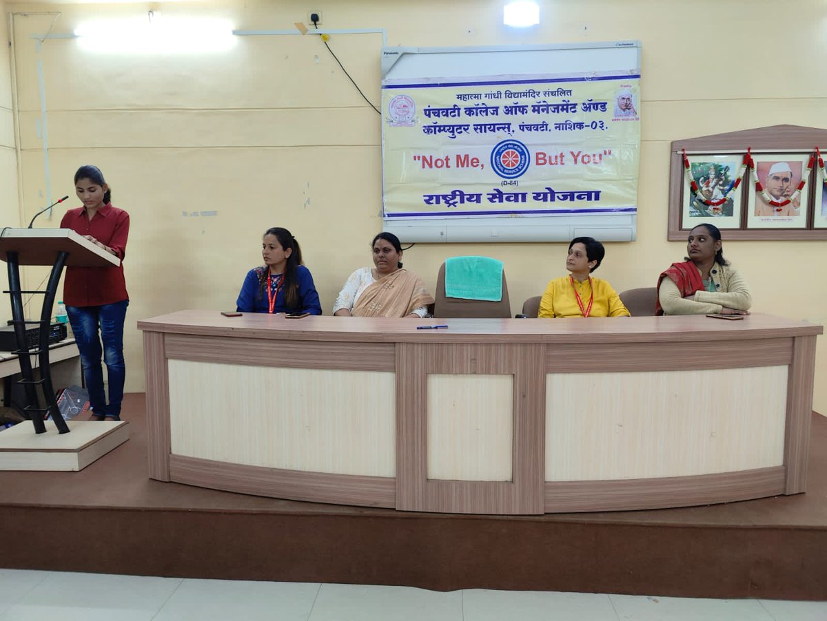 NSS_PCMCS's tweet image. Mahatma Gandhi Vidyamandir's Panchavati College of Management and Computer Science, Nashik
On the occasion of "Mahaparinirvan Diwas" on 06/12/2022