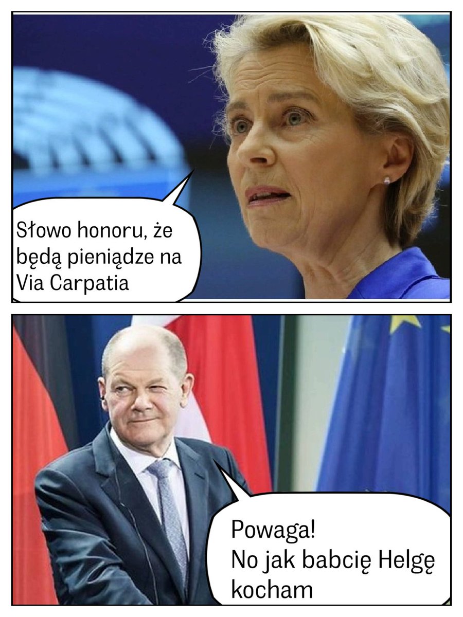 Tabaluga20's tweet photo. @marek67r Jak Ulka @vonderleyen obieca a Olaf @Bundeskanzler potwierdza...
...zero wątpliwości.... https://t.co/m2l8d2DMht