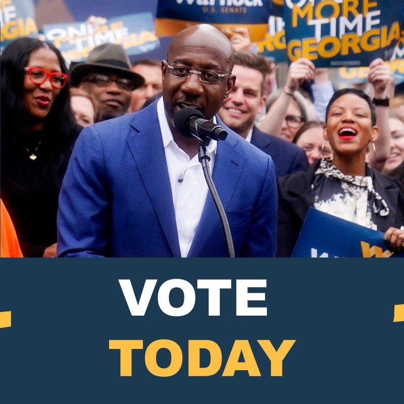 It's time, folks... Put up or...  #Vote #WarnockforSenate