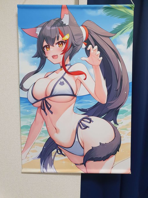 ミオシャタペストリーが完成しました!
今回のコミケで販売する予定です!

きれいに撮れて満足です! 