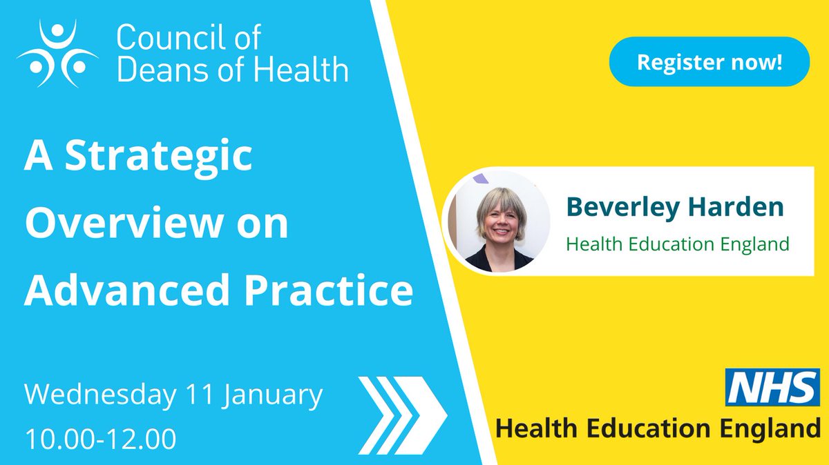 Council of Deans of Health tweet media