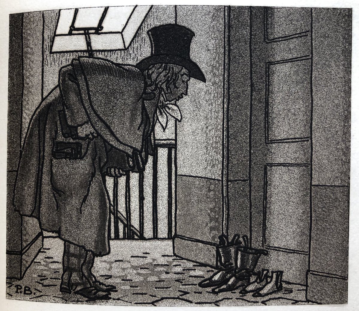 Pierre Brissaud, « Scènes de la vie de Bohème », Henry Murger, eaux-fortes 1927