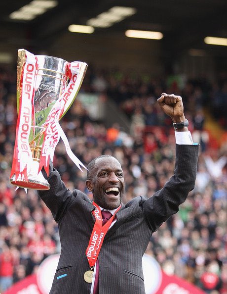 20 League games in charge of a football club is not long enough if you want stability and long term ambitions to happen. 

These 2 had the same win rate percentage after 20 league games as Garner and went on to bring happier times at #cafc 

Back your manager with time &amp; funds
