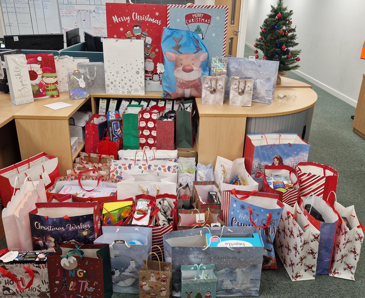 The team have donated more than 50 gifts to RCT's Santa Appeal 2022 to ensure no child wakes up without a gift this Christmas. A great effort by all for a fantastic cause!🎅🎁

<a href="/RCTCouncil/">RCT Council</a> #RCTSantaAppeal