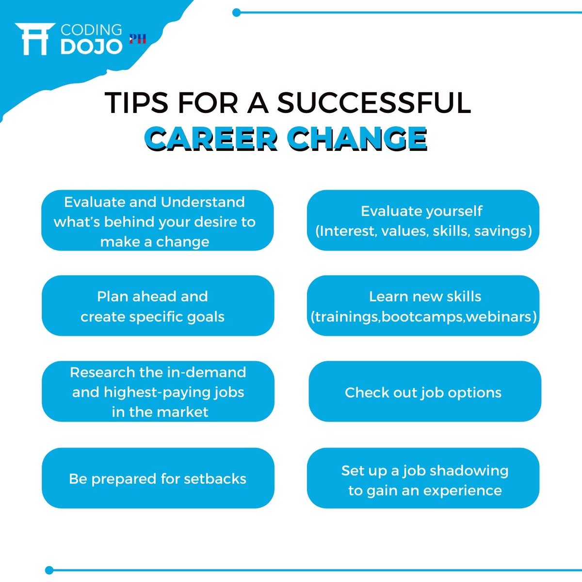 CodingDojoPh's tweet image. If you are considering making a change and learning new skills, enroll at #CodingDojoPH #Bootcamp to learn #webdevelopment or #datascience in just a short period of time.👩💻
💬 Message us for details.