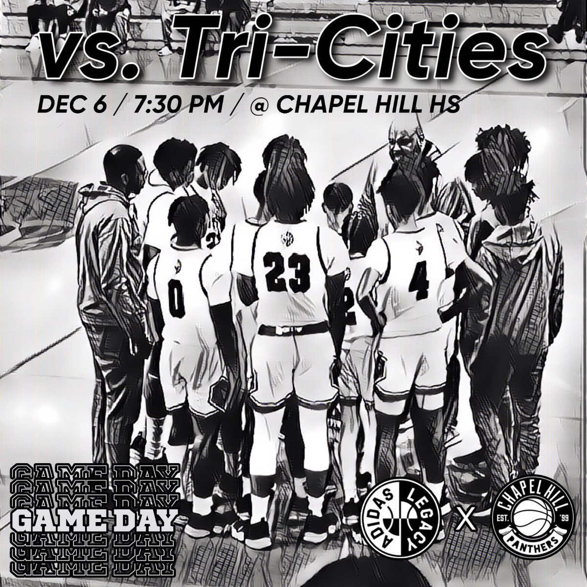It’s GAME DAY!!! We have another tough match-up with last year’s defending state champions. Progress is being made and we look forward to the challenge! #PantherPride