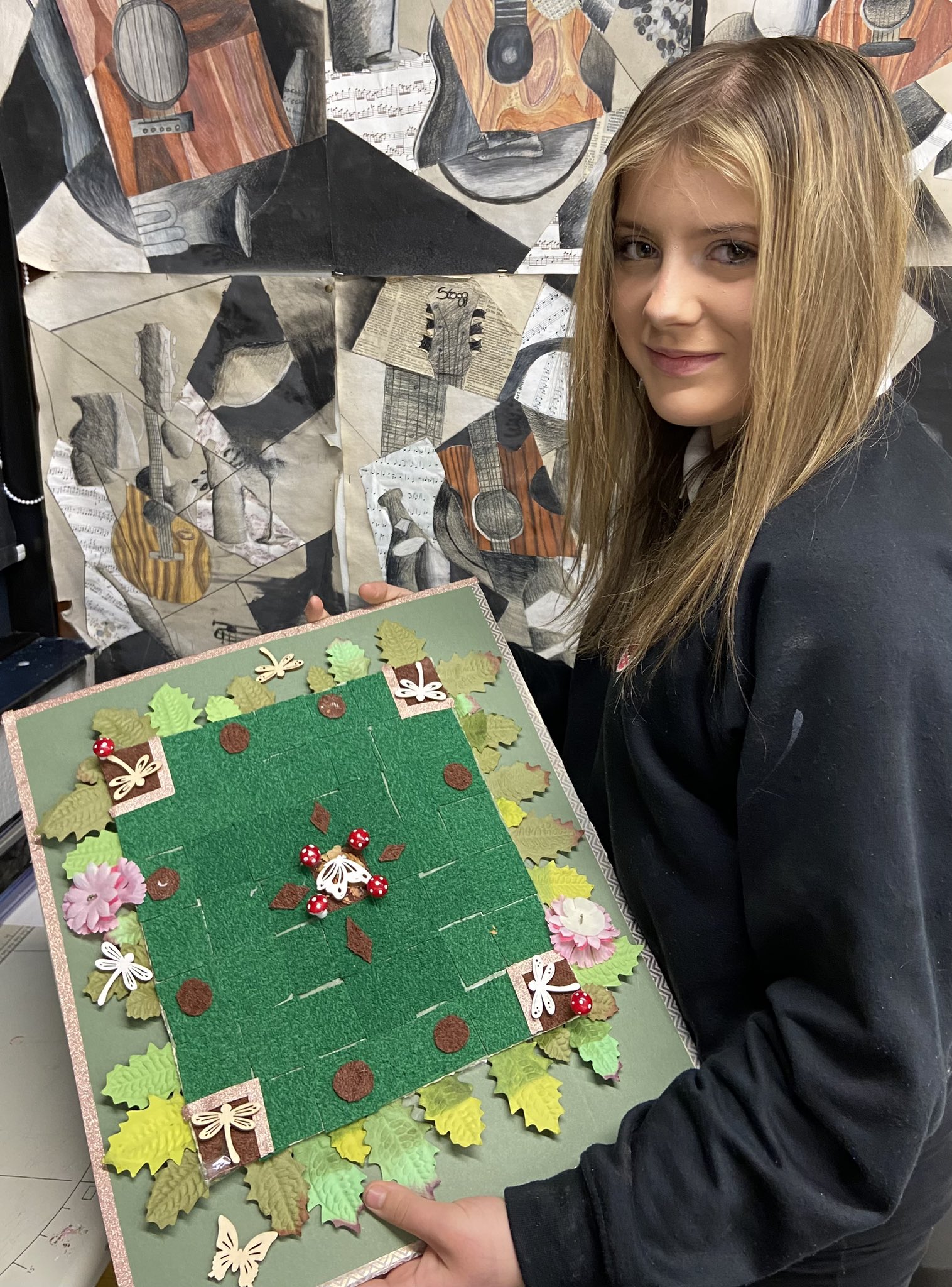 Alun School Art Dept on Twitter "Beautiful art homework produced by