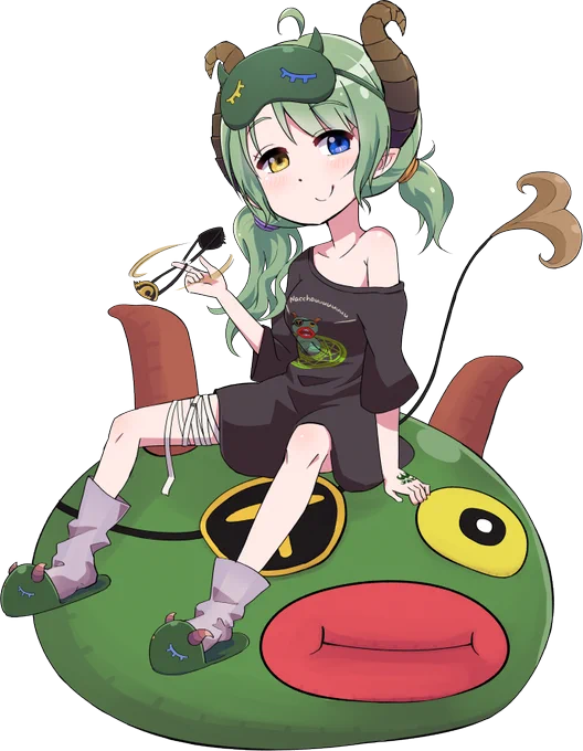 遅くなりましたがフラスタ絵の透過版投下!こっちはミコちゃん!!#ななしふぇすJUMP #ミコのえほん  