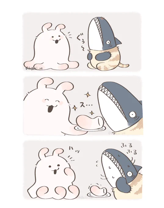 お腹すいた🦈🐈 