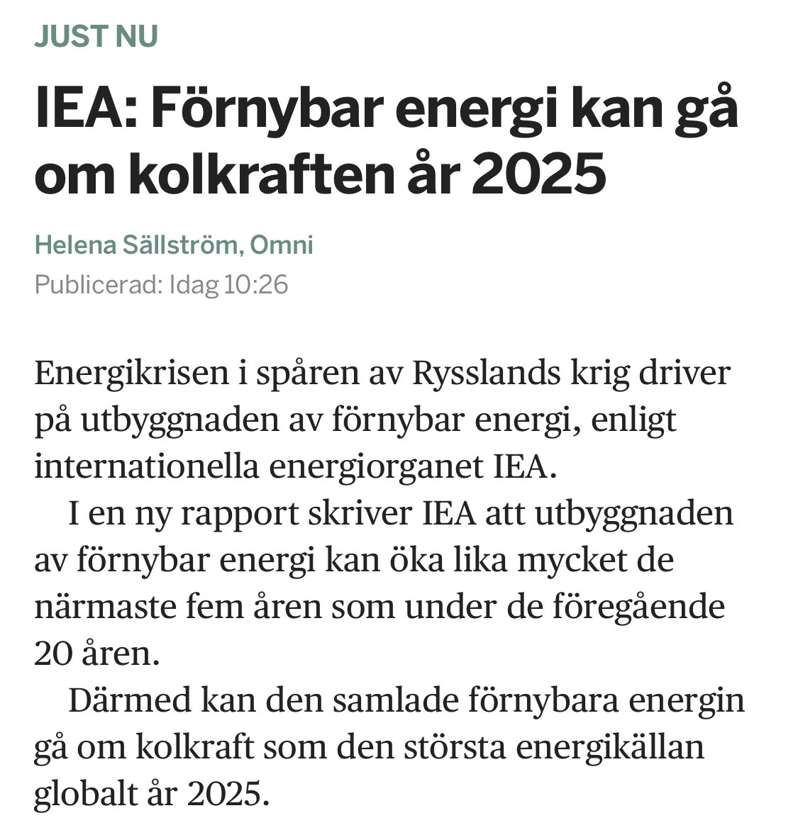 Robert_Casinge's tweet image. Samtidigt i Sverige: “Vindkraft funkar inte!!!” #vindkraft #energi #förnybart