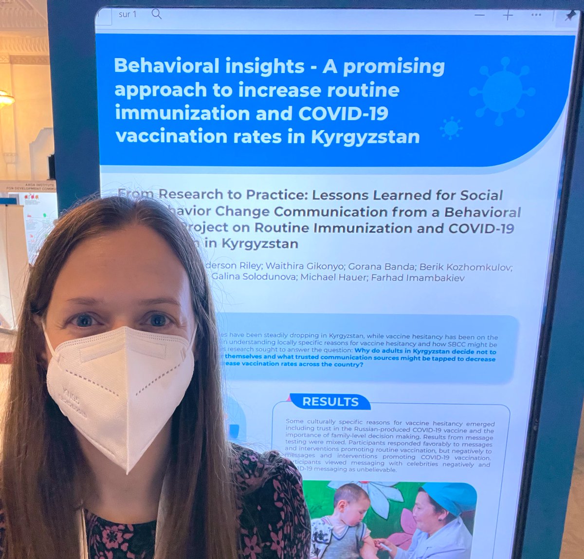 Attending the #SBCCSummit? Come to our digital poster at 10:30 this morning on behavioral insights and vaccination! @RainBarrelComms @unicefkg