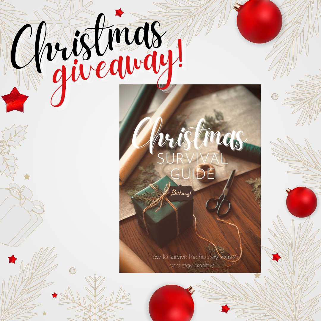 ❤ Christmas but hate the post festive feeling? This year would you like to enjoy 🎄without throwing your good habits out the window? I am here to help! Join my free FB group &amp; get regular tips, recipe ideas &amp; receive my free #Christmas survival guide, with #tips #recipes DM me