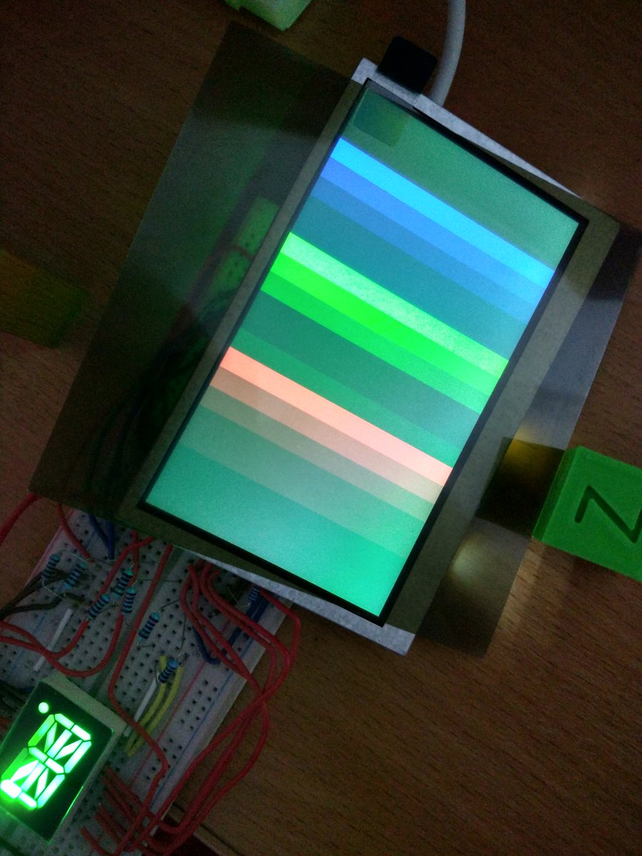 YLRabbit's tweet image. It has just come to my attention that the vendor IDE has a VGA example as part of it.
So I just took it and compiled #yosys-&amp;gt;#nextpnr-&amp;gt;#apicula

And marvel: no difference! The example uses PLL and it&apos;s the same source code! (almost)
#fpga