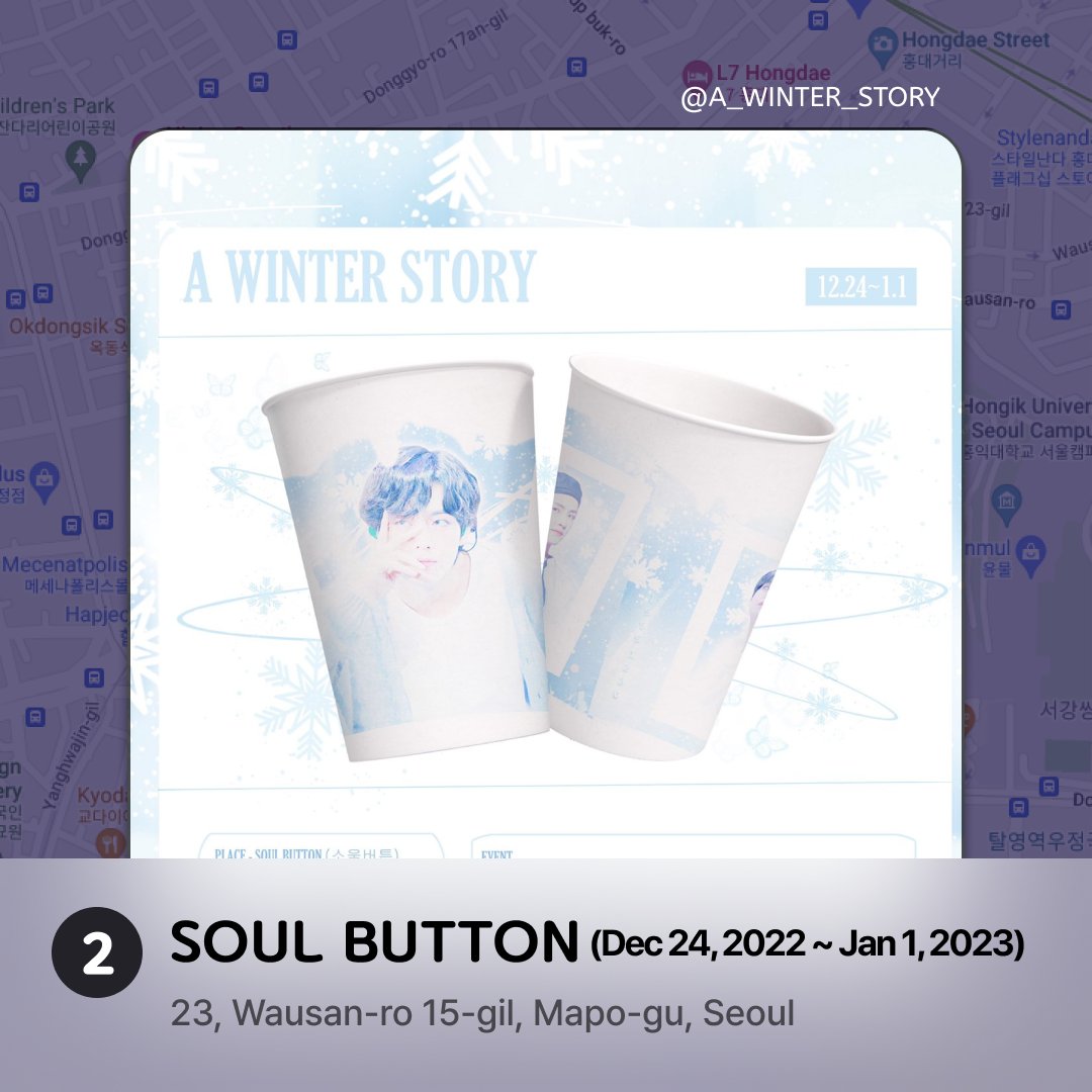 spot_kpop's tweet photo. HAPPY V DAY is coming!! 
Happy birthday V!!😍
This is Birthdaycafe for #happyvday at Seoul,
Korea😍 Enjoy!

1. Cafe Button (Dec 28~30 , 2022)
@APPLE_V_KR 
📍 https://t.co/o3txRzyCiK https://t.co/uHOz7TsjHh