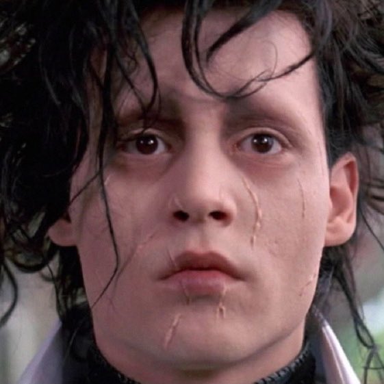 STARSHINEDEPP's tweet photo. wednesday and edward scissorhands siblings? I think yes 🕸️ https://t.co/WdAubB35SB