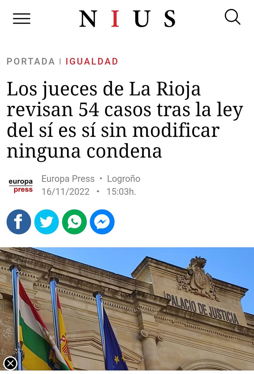 Rainwindroad's tweet photo. @contrastado @IreneMontero Primero, no es cierto. Segundo, son los jueces los que condenan o no a los juzgados. https://t.co/LPDrfXSBW7
