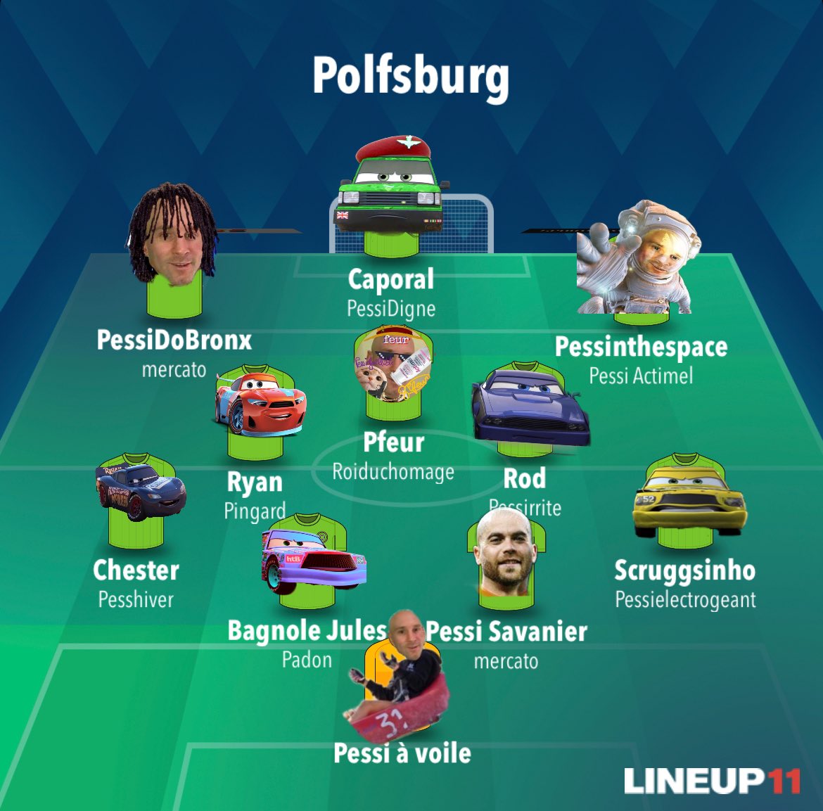 petaininho's tweet image. FC Bagnole x Pessi 💚🤍😎