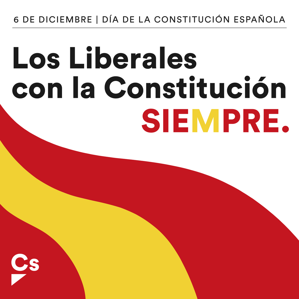 Conmemorar la Constitución supone reivindicar los valores de igualdad y libertad que consagra.

En su 44°. aniversario, más que nunca debemos defenderla de quienes la atacan precisamente por representar el triunfo de la concordia y la unión ante el enfrentamiento y la división🇪🇸