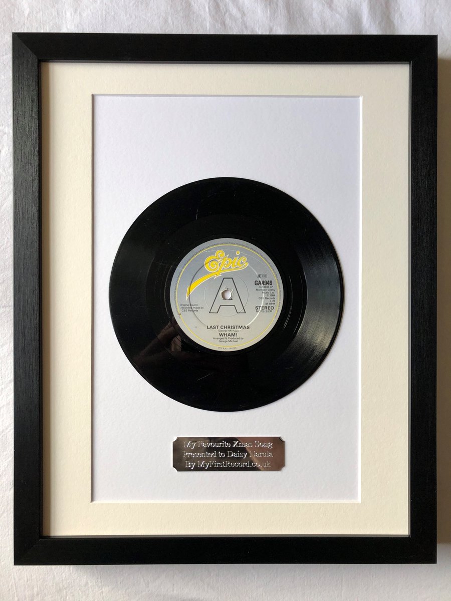 As it's #nationalletterwritingday📝 we're writing to inform you that our #vinyloftheday💿🎧on the #MyFirstRecord jukebox is this classic #vinyl 

There's still time to send a letter to Santa @ MyFirstRecord.co.uk to order a #favouritesong❤️🎶 as a #framedrecord #christmasgift