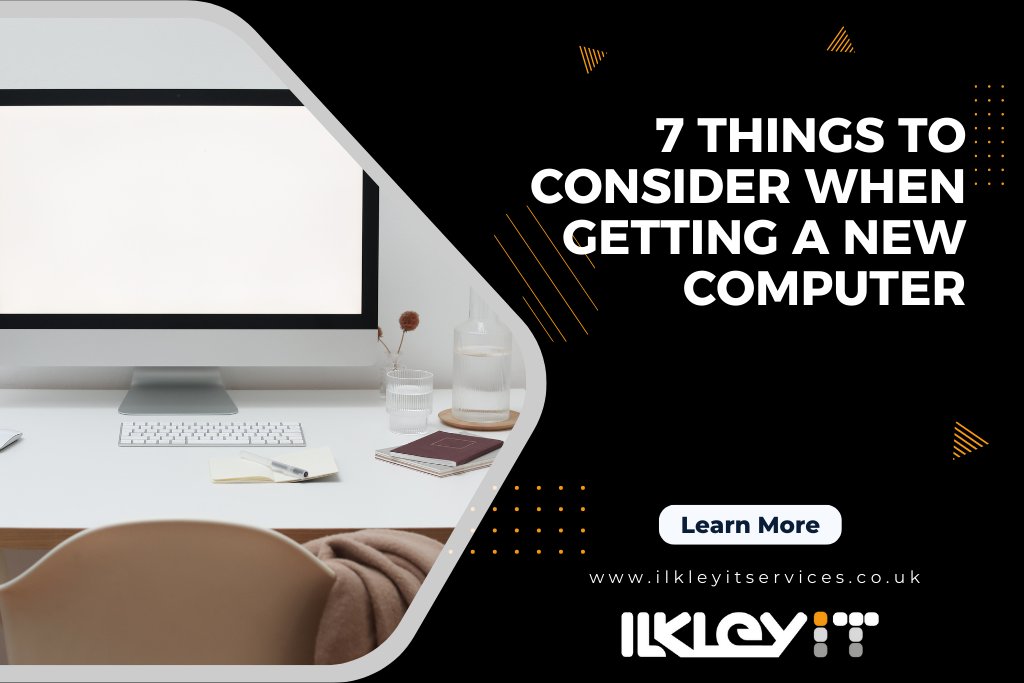 How do you choose wisely when buying a new computer? Read our PC buying guide to learn the things to double-check before you hand over your cash.
#PCBuyingTips #NewPCTips #PCBuyingGuide

ilkleyitservices.co.uk/7-things-to-co…