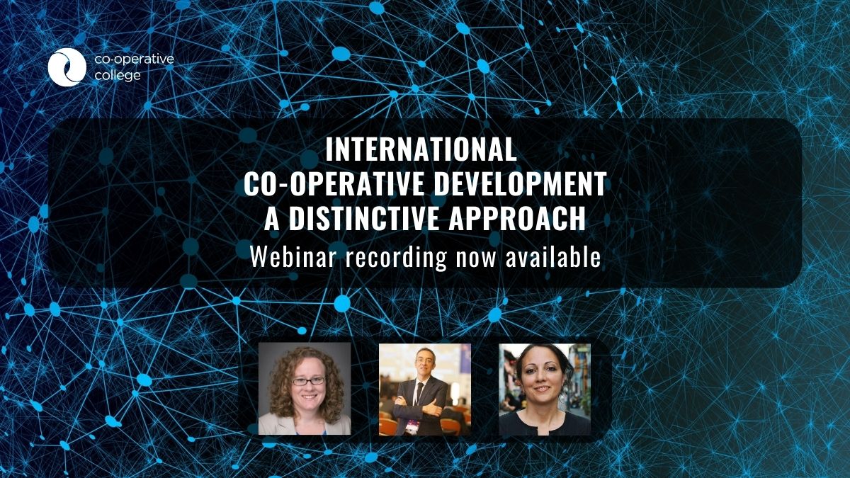 Last week we hosted a fascinating webinar on international co-operative development featuring a panel of international experts. If you missed the live event, you can watch a recording now: bit.ly/ICD_Nov2022 #coops #ICD #learning