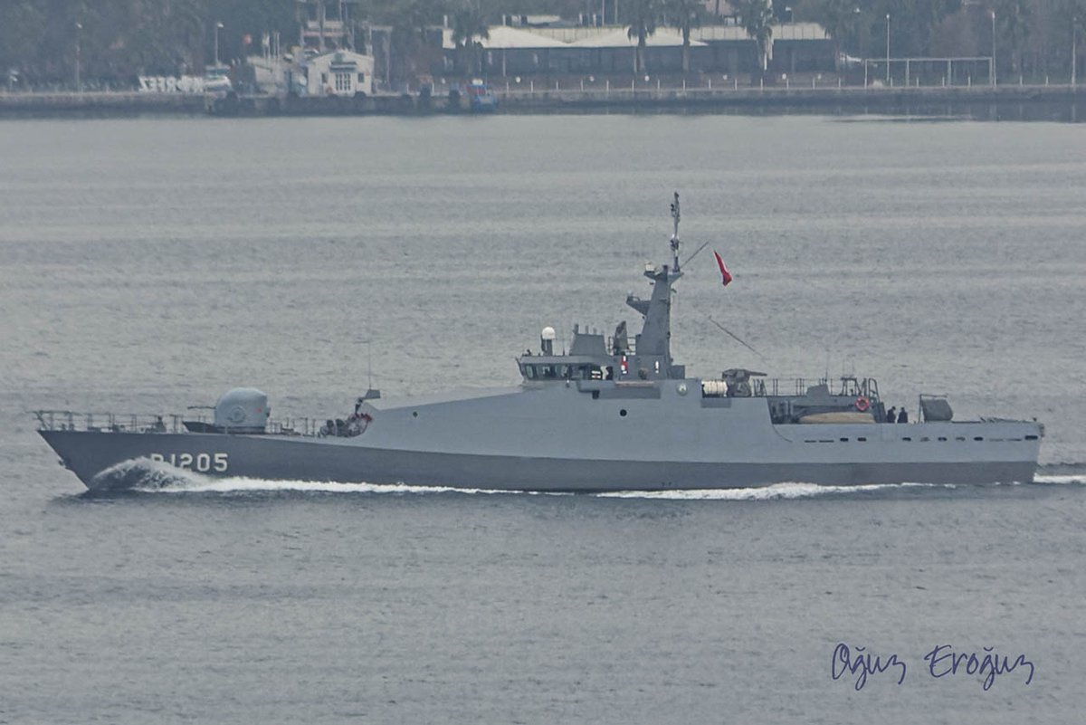 OguzEroguz1's tweet photo. #TurkishNavy #TuzlaClass patrol boat #TCGKarabiga #P1205 #ZaferSularınınAsilMuhafızı https://t.co/fy7NZBvIuN