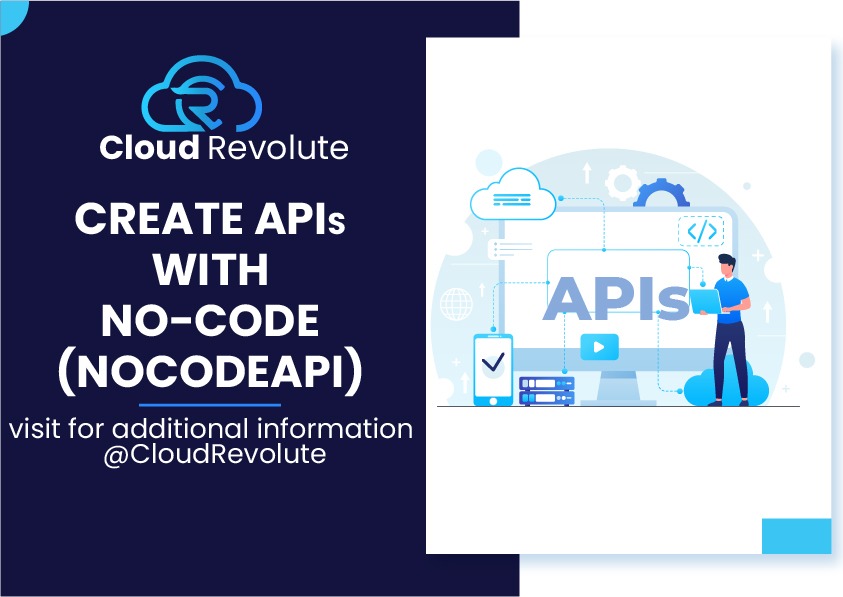 Cloudrevoluteus's tweet image. #NoCodeAPI platforms are a new breed of API management tools that don't require any coding. They provide a low-code or no-code interface for developers to easily create, manage, and publish APIs. The No-Code API can be used to create #Restful or #SoapBasedAPIs.