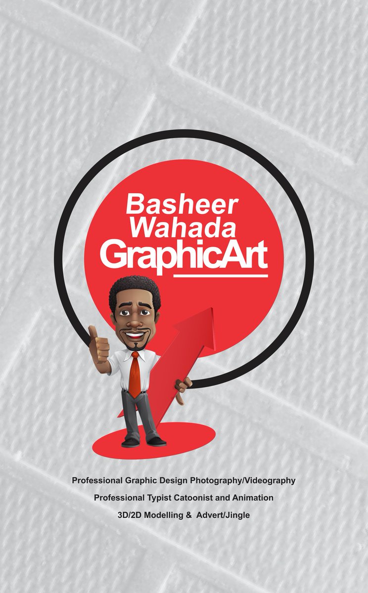 Wahdagraphics's tweet photo. Bashir Wahada GraphicArt 

a Graphic Designer 
a Professional Typist 
a 2D/3D Modelling 
a Photographer 
a Cameraman 
a Digital Moving Editor
a Graphic Mentor 
a Professional Printer 
a Whiteboard animator 

#IMS-Technologies Company LTD https://t.co/uZ6yuPOere https://t.co/2Z7rumirjE