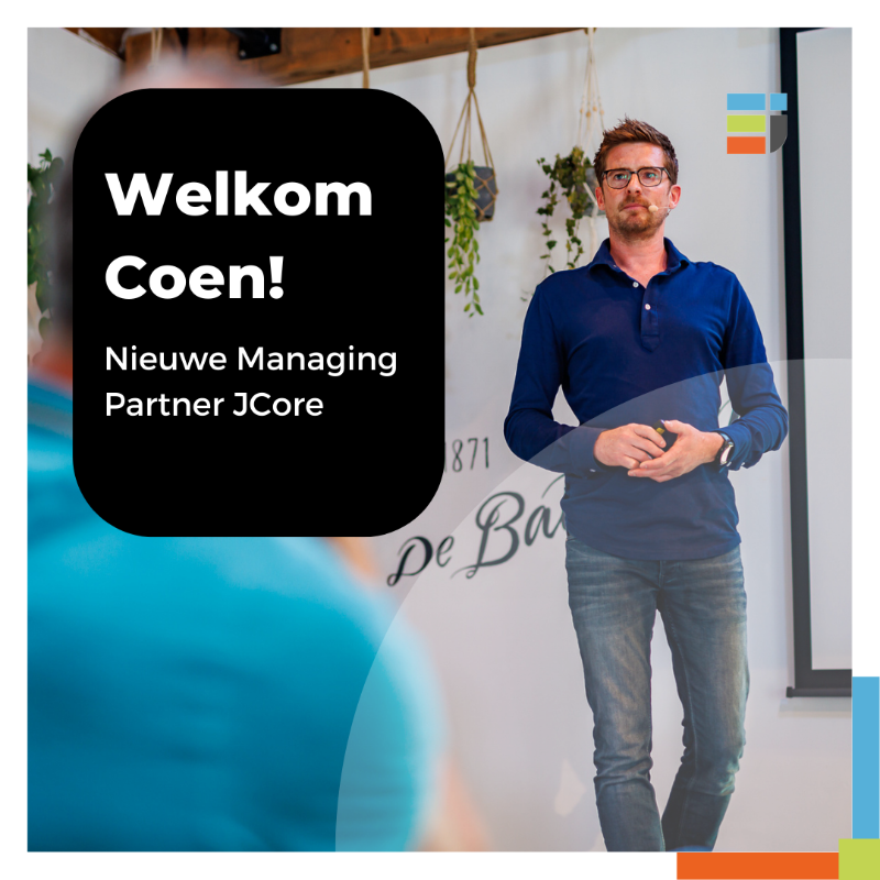 #Nieuws! Per 1 november is <a href="/CoenHimself/">Coen Goedegebure</a> gestart als Managing Partner bij JCore. Hij neemt het stokje over van Johan Kragt, die zijn carrière vervolgt bij @JDriven_nl. Meer weten over wat JCore voor jou kan betekenen? Stuur Coen een berichtje via coen.goedegebure@jcore.com!