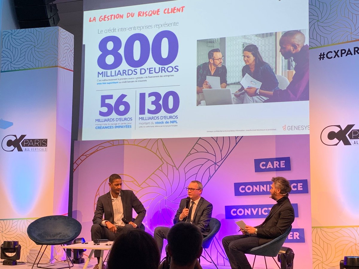 GenesysFrance's tweet image. Pour @sbouchindhomme sur #CXPARIS22, le constat est clair : en période de tensions et d&apos;incertitudes économiques, les entreprises doivent tout mettre en oeuvre pour protéger la #trésorerie et intégrer la gestion du risque client dans les #parcoursclients