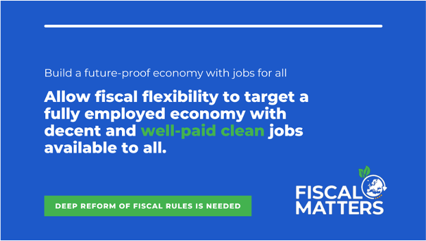 #fiscalmatters got it right: a 'deep reform' of fiscal rules is needed'- Full employment and good jobs for all should be the target fiscalmatters.eu