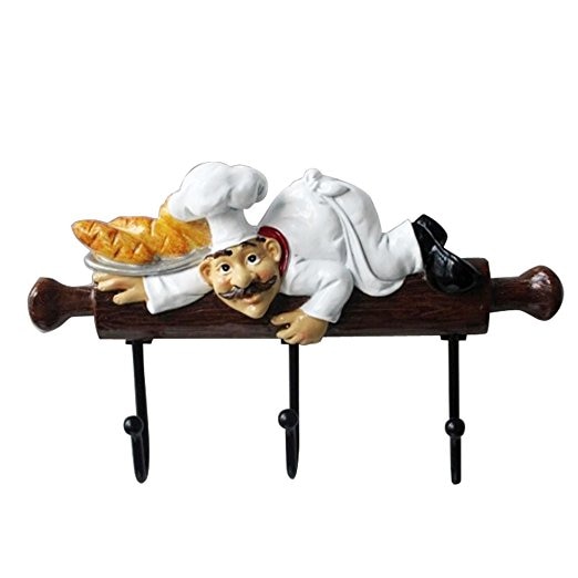 Allthingshome22's tweet photo. Fat Chef Home Kitchen Chef with Bread Figurine Wall Hooks https://t.co/atfpIx7KIf https://t.co/kBcdOUyGHV