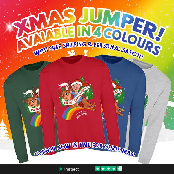 mynhsrainbow's tweet photo. Get your 🎄👚🎅 Christmas Jumper &amp; Fleece Bundle NOW!📦🆓with FREE SHIPPING &amp; PERSONALISATION! 🥳 Click the link in bio ☝️ https://t.co/KDrEaAzNV0