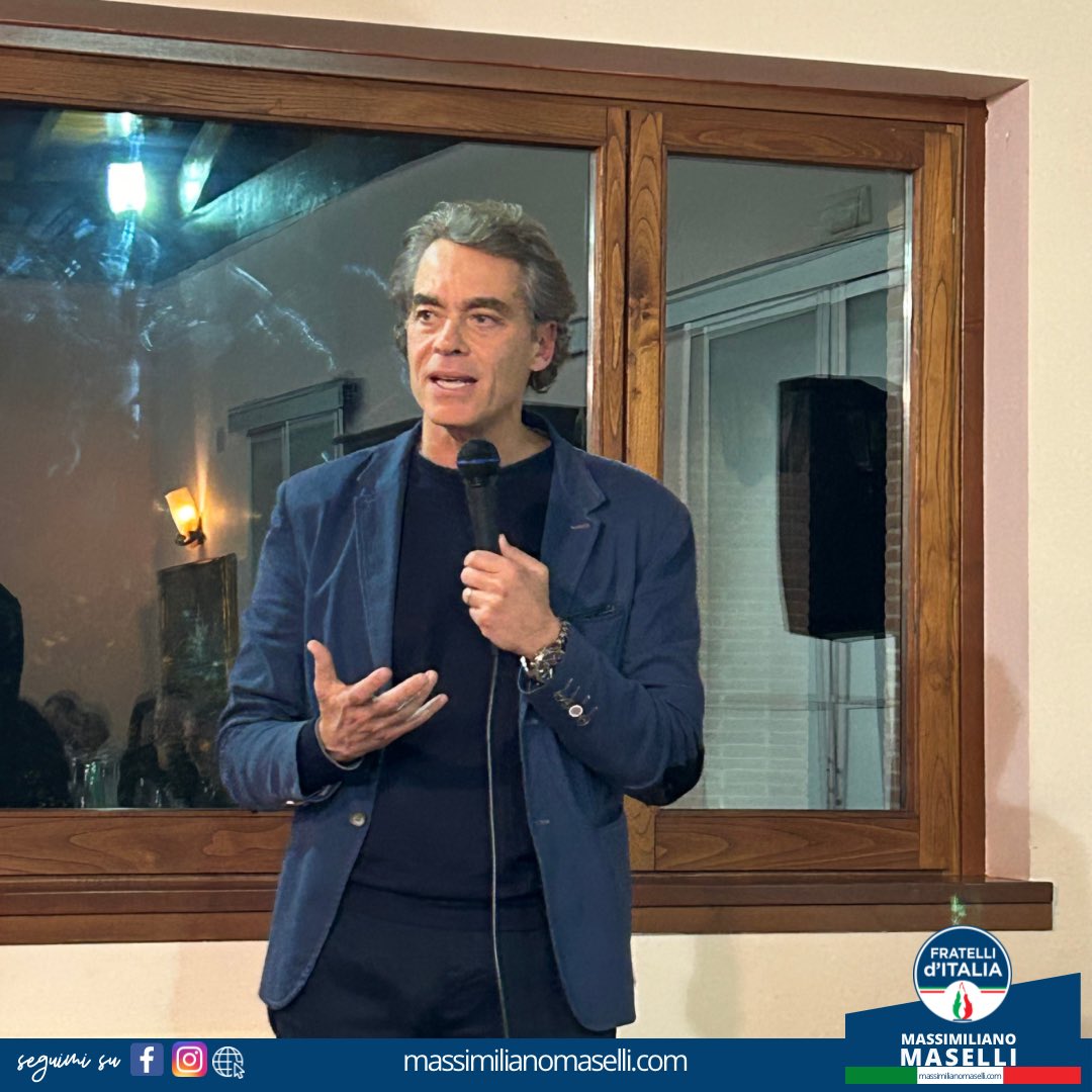 MassiMaselli's tweet photo. 📌Ieri sera ad Ardea
Intenso confronto su temi e #problematiche della nostra Regione da troppo tempo in stallo. Abbiamo bisogno di progetti, investimenti e nuove infrastrutture per ripartire sul piano economico, sanitario e sociale.

#ProntiAncheNoi 
#MaselliNolfi
#FdI https://t.co/TaX2ePZzSb