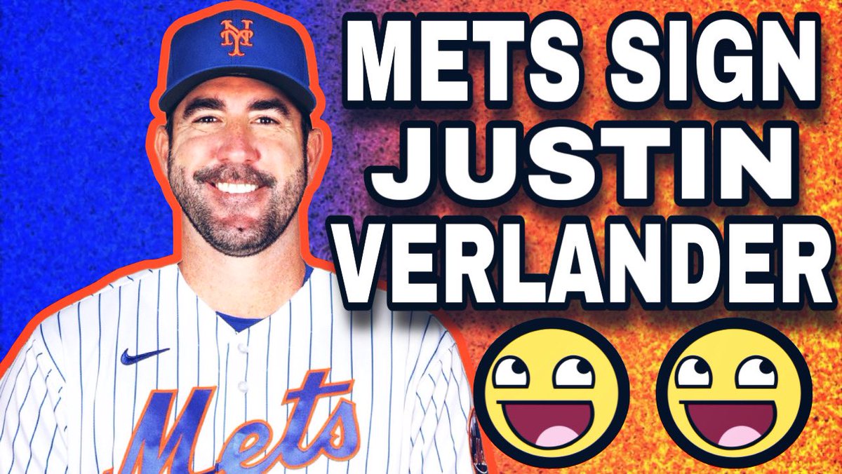MetsTimeLine's tweet photo. BREAKING NEWS: METS SIGN JUSTIN VERLANDER TO A TWO YEAR DEAL. #Mets #Nymets #Letsgomets #LGM  #Mlb #Metstimeline 

Help us reach our subscriber goal of 1K! 
Subscribe to are #Youtube channel.
👇🏼👇🏼👇🏼👇🏼👇🏼

METSTIMELINE

https://t.co/zelltSdB2c https://t.co/jeHmi6ygU0