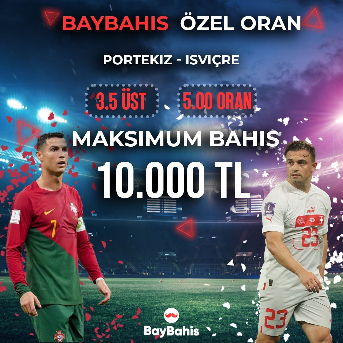 bbahisresmi's tweet photo. ✔️Kazandıran Baybahis Özel Oranları !

⚽️PORTEKİZ- İSVİÇRE

🌟İY. KG VAR 5.00 ORAN

🏦Maks Bahis 10.000 TL 

⛔️Maç önü Yapılan Bahisler için geçerlidir!

⏺Hemen Bahsini yap paranı 5X Şansını Kaçırma!

Hemen Oyna ➡️ https://t.co/cC7SkEs4Fn

#spor #dememebonusu #DünyaKupası https://t.co/Bq49G41qNe