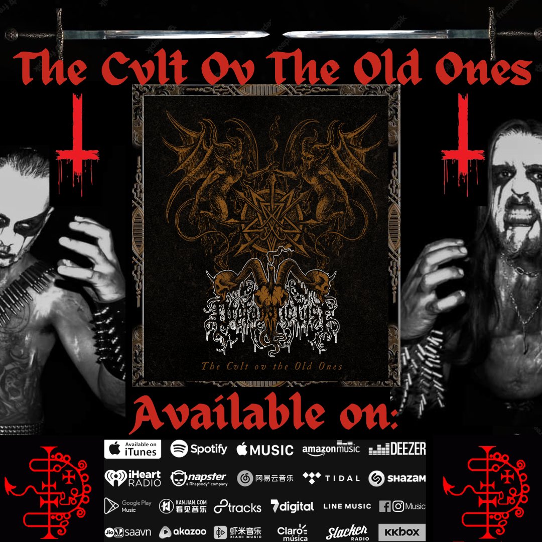 Apophis_hk's tweet photo. "The Cvlt Ov the Old Ones" is available on the main streaming platforms:

https://t.co/nYz7XflXSc

Hail Asmodeus!! 
To the Eternal Evil DOMAIN!! 

#ProfanaticLust #blackmetal #rawblackmetal  #ep #streaming #digitalrelease #Cianetodiscos  #brazilianblackmetal https://t.co/c8FUaaQn6r