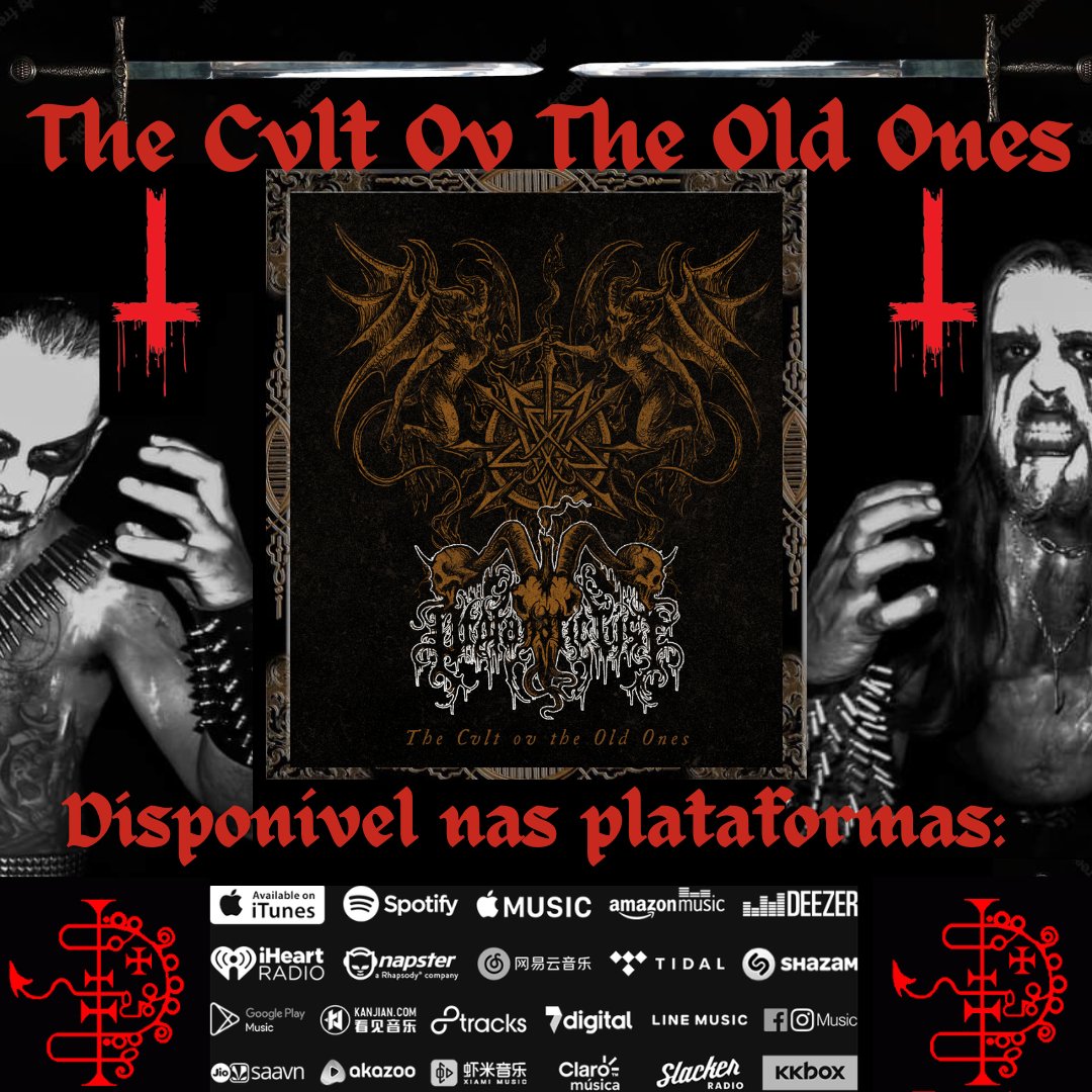 Apophis_hk's tweet photo. "The Cvlt Ov the Old Ones" is available on the main streaming platforms:

https://t.co/nYz7XflXSc

Hail Asmodeus!! 
To the Eternal Evil DOMAIN!! 

#ProfanaticLust #blackmetal #rawblackmetal  #ep #streaming #digitalrelease #Cianetodiscos  #brazilianblackmetal https://t.co/c8FUaaQn6r
