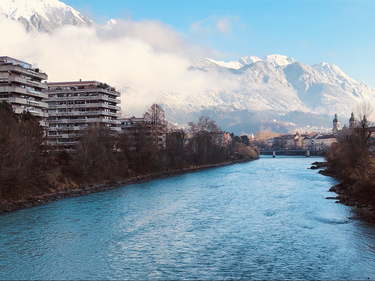 FerlainoGroup's tweet photo. If you work and study at @uniinnsbruck and/or @iqoqi, that’s what you see when biking to campus! Like being in a postcard! Just the right mood before our #dipolar group meeting 🤩 #innsbruck #quantum https://t.co/MAJzY4r3PL