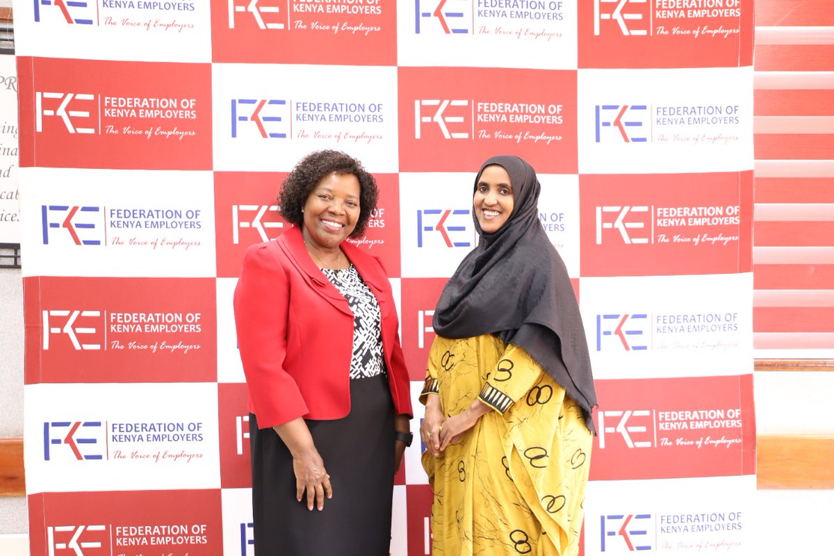 Happy to host the CEO of IHRM, CHRP Quresha Abdullahi @ FKE hq to discuss how we can do more together to build HR capacity in Kenya. Fly on IHRM!!